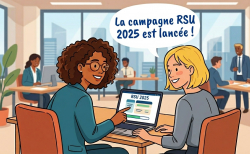 Illustration de collaborateurs échangeant