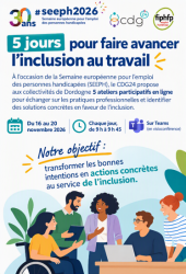 Image illustrant le handicap et l'inclusion au travail